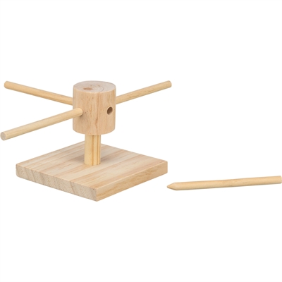 Trixie voer draaimolen onbehandeld hout - Afbeelding 2