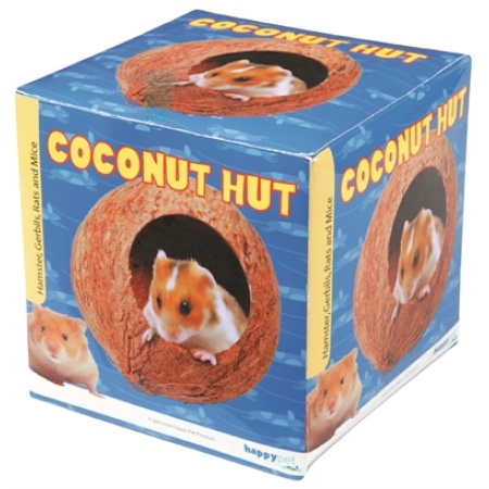 Happy pet coconut hut