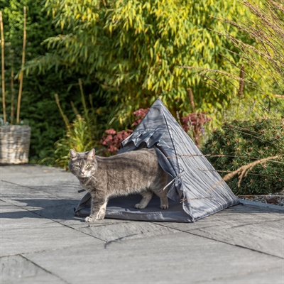 Trixie kattenmand tipi samoa grijs - Afbeelding 10