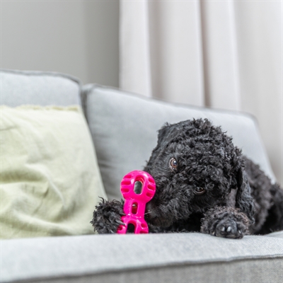 Trixie dumbell soft & strong tpr roze - Afbeelding 3