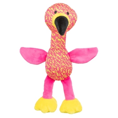 Trixie flamingo stof roze / geel