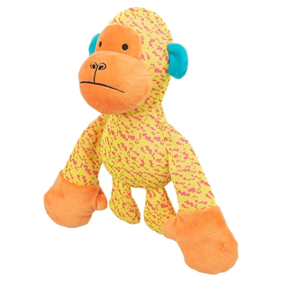 Trixie aap stof geel / oranje - Afbeelding 2