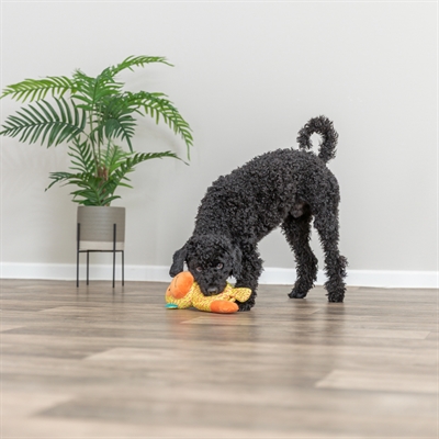 Trixie aap stof geel / oranje - Afbeelding 3