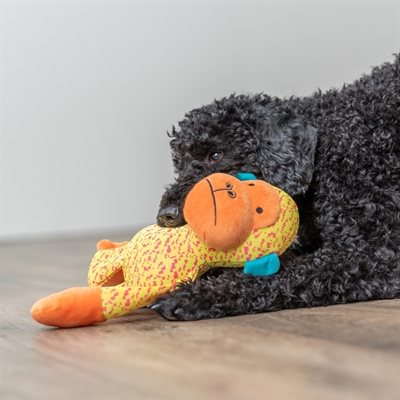 Trixie aap stof geel / oranje - Afbeelding 4