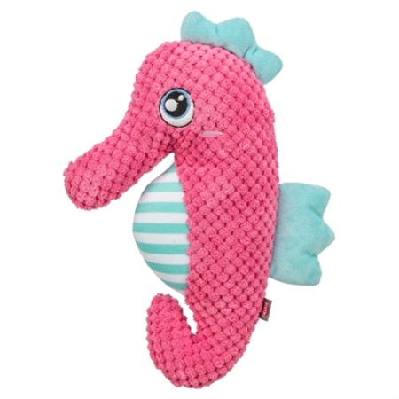 Trixie zeepaard stof roze / aqua