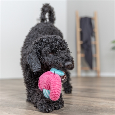 Trixie zeepaard stof roze / aqua - Afbeelding 3