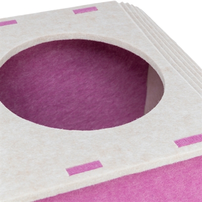 Trixie speelbox merle vierkant vilt zand / roze - Afbeelding 5