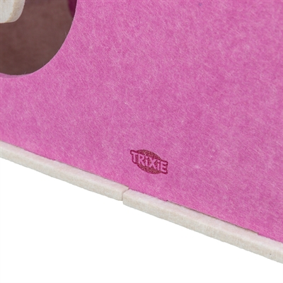 Trixie speelbox merle vierkant vilt zand / roze - Afbeelding 8