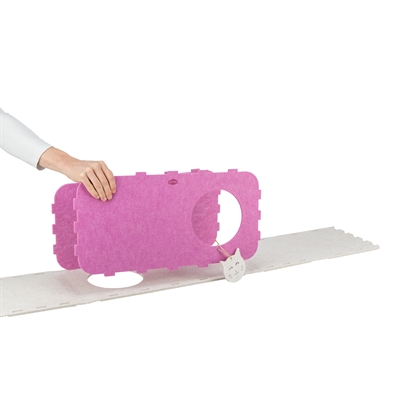 Trixie speelbox merle vierkant vilt zand / roze - Afbeelding 9