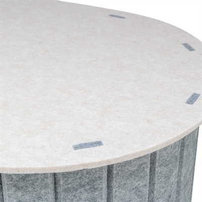 Trixie speelbox mara ovaal vilt zand / grijs - Afbeelding 4
