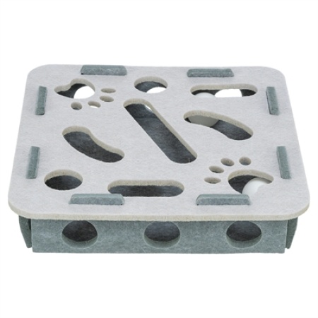 Trixie hole'n'roll box vilt grijs