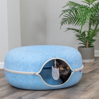 Trixie speeldonut vilt blauw - Afbeelding 7