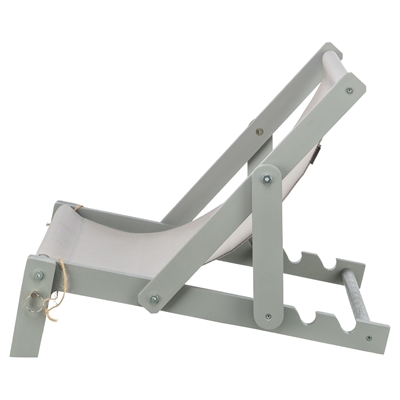 Trixie strandstoel hout grijs - Afbeelding 3