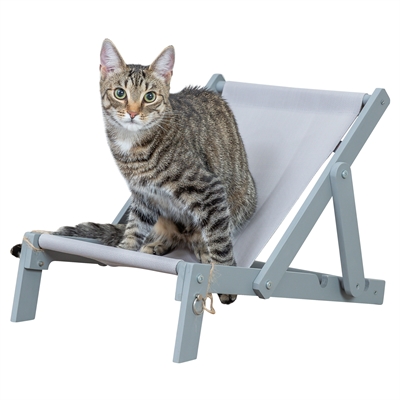 Trixie strandstoel hout grijs - Afbeelding 12