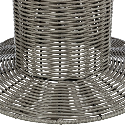 Trixie kattenmand amalia rond polyrattan grijs - Afbeelding 7