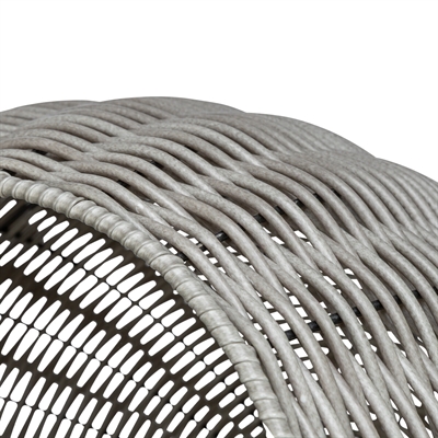 Trixie kattenmand amalia rond polyrattan grijs - Afbeelding 8