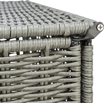 Trixie kattenmand amalia hoekig polyrattan grijs - Afbeelding 5