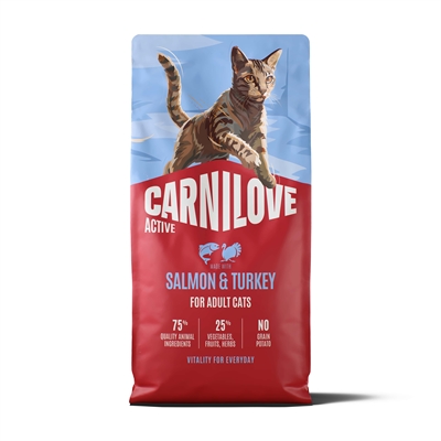 Carnilove active adult all breeds salmon / turkey