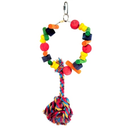 Happy pet speelgoed papegaai cartwheel assorti