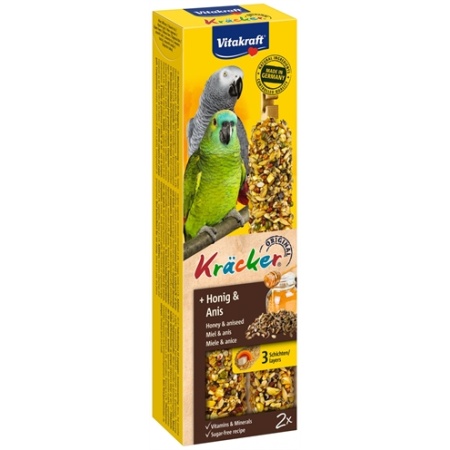 Vitakraft papegaai kracker honing