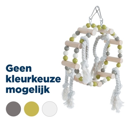 Zolux schommel houten wiel met kralen assorti