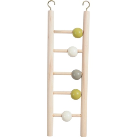 Zolux ladder hout 5 treden met kralen