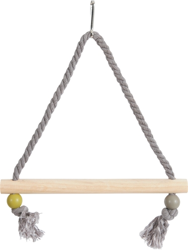 Zolux schommel hout met touw assorti - Afbeelding 2