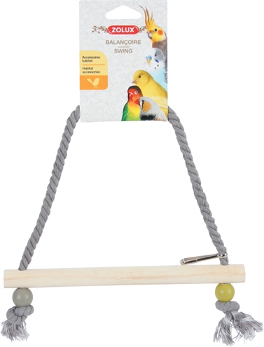 Zolux schommel hout met touw assorti - Afbeelding 4