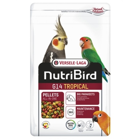 Nutribird tropical g14 onderhoudsvoeder