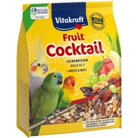 Vitakraft parkiet / agapornis fruit cocktail delicacy fruits / nuts