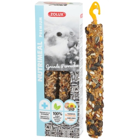 Zolux nutrimeal stick grote parkiet / papegaai zonnebloempitten
