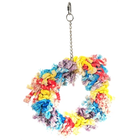 Happy pet papegaai flossin ring